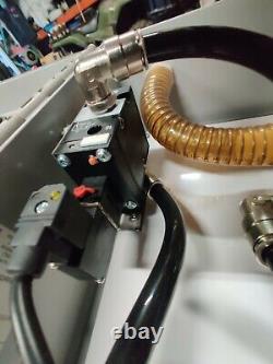 PIAB VACUUM PUMP MODEL M100L mounted in Hoffman enclosure with Burkert valve