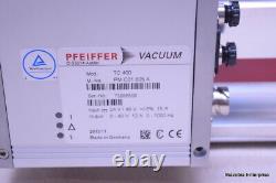 Pfeifer Vacuum Split Flow Splitflow 310 3p Pmp04550 With Tc 400 Venting Valve