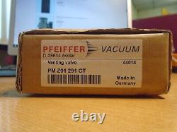 Pfeiffer VACUUM VENTING VALVE PM Z01 291 CT 44014 NEW SEALED UK FAST FREE POST