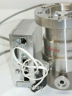 Pfeiffer Vacuum TMU 071 P Turbo Vacuum Pump with TC 600 Controller, TVF 005 Valve