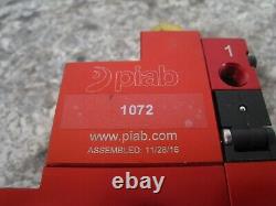 Piab 1072 VacCheck COAX Ball Joint Vacuum Pump Check Valve Used Free Shipping