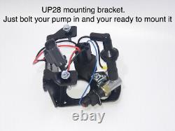 Rotary Vacuum pump bracket kit with switch, relay, bracket, check valve, NO pump