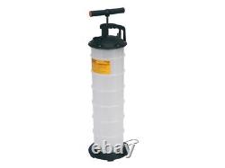Sealey Vacuum Oil & Fluid Extractor Manual Internal Float Valve 6.5 Litres TP69