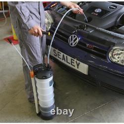 Sealey Vacuum Oil & Fluid Extractor Manual Internal Float Valve 6.5 Litres TP69