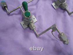 Swagelock 4 Way Manifold With 4 x DRVCL4 Diaphragm Valves SS New Old Stock