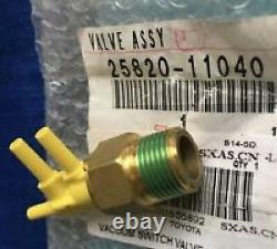 TOYOTA Genuine OEM Valve, Bimetal Vacuum Switching, No. 1 STARLET 25820-11040