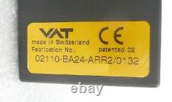 VAT 02110-BA24-ARR2 Pneumatic Slit Valve Ulvac 200mm Enviro II Working Surplus