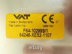 VAT 64246-XE52-1107 Gate Valve and PM-5 641PM-36PM-1001 Controller Set Lam FPD