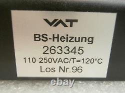 VAT Series 65.0 Pendulum Control and Isolation Valve 98800 Copper Exposed Used