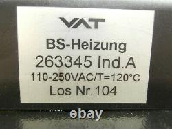 VAT Series 6.50 Pendulum Control and Isolation Vacuum Valve 98800 Working Spare