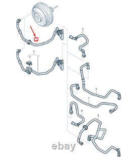 VW TOUAREG 7P Vacuum Pipe With Non-Return Valve RHD 7P0611932AJ NEW GENUINE