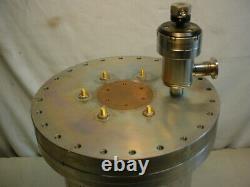 Vacuum Chamber 71/2 diameter X 121/2 deep Stainless with valve