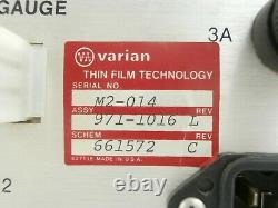 Varian 971-1016 M2-014 Vacuum Pump Automatic Valve Control Meter VSEA Working