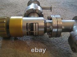 Varian Huntington Vacuum Valve Sieve Pump & Trap Unit # 0345-K011 & EV-100