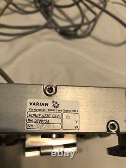 Varian Turbo Pump Purge-Vent Valve 9699134 with Flow Meter Model 9699114