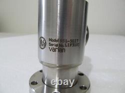 Varian UHV 951-5027 All-Metal Manual Right-Angle Valve (bakeable to 450 C)